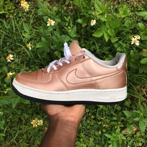 Air Force 1s rose gold size 5.5